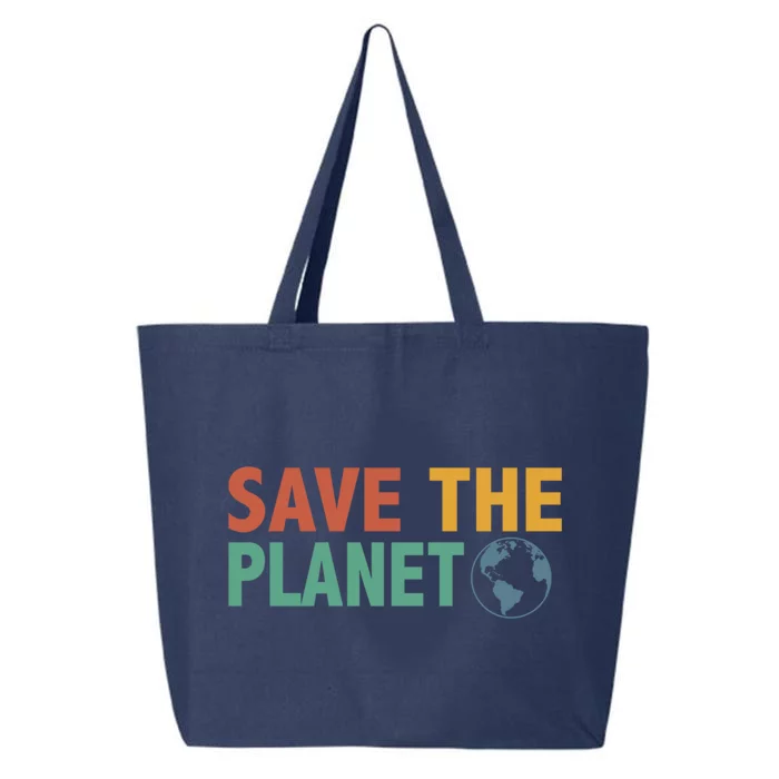 Save The Planet Happy Earth Day Gift 25L Jumbo Tote