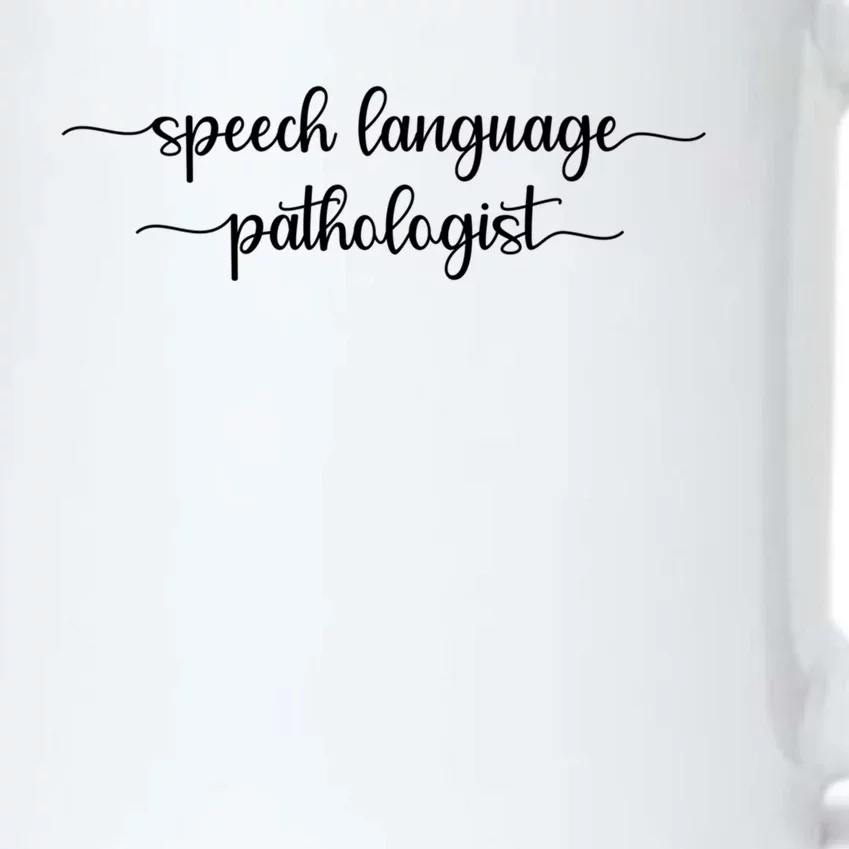 Speech Therapy Pathologist Funny Gift Black Color Changing Mug