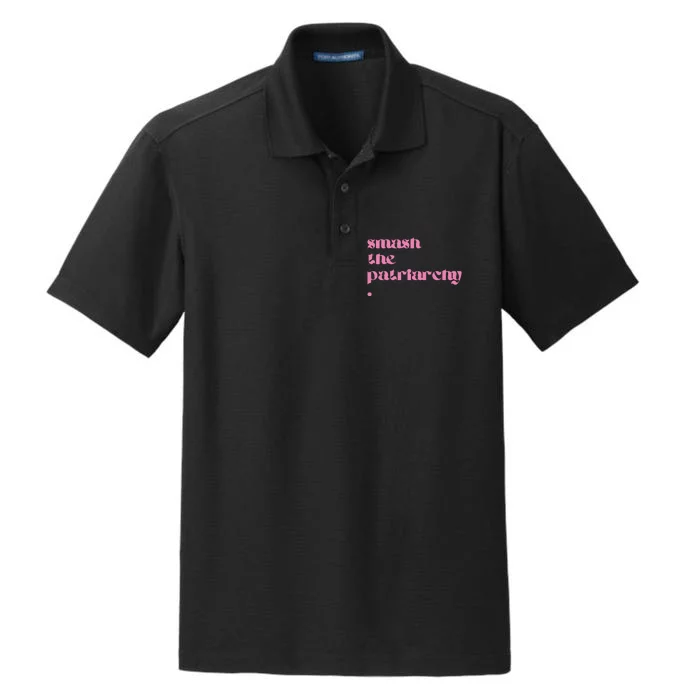 Smash The Patriarchy Dry Zone Grid Performance Polo