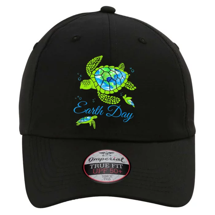 Sea Turtle Planet Funny Love World Environt Earth Day Cute Gift The Original Performance Cap