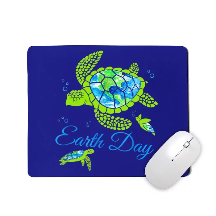 Sea Turtle Planet Funny Love World Environt Earth Day Cute Gift Mousepad