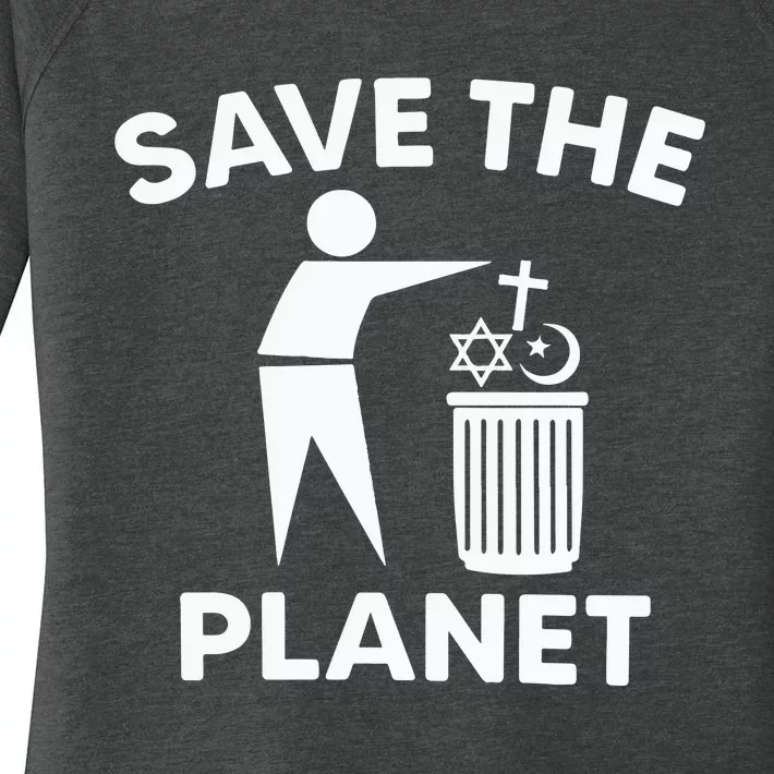 Save The Planet Women's Perfect Tri Tunic Long Sleeve Shirt