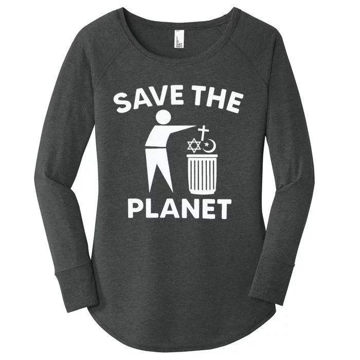 Save The Planet Women's Perfect Tri Tunic Long Sleeve Shirt