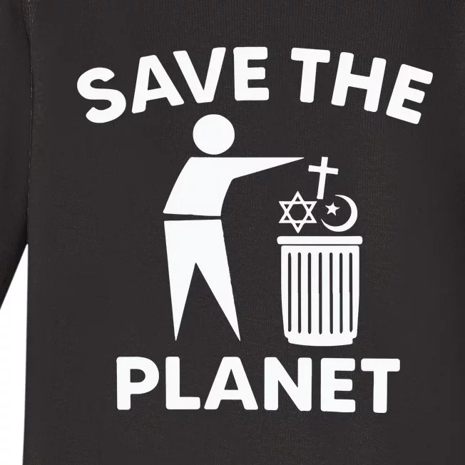 Save The Planet Baby Long Sleeve Bodysuit