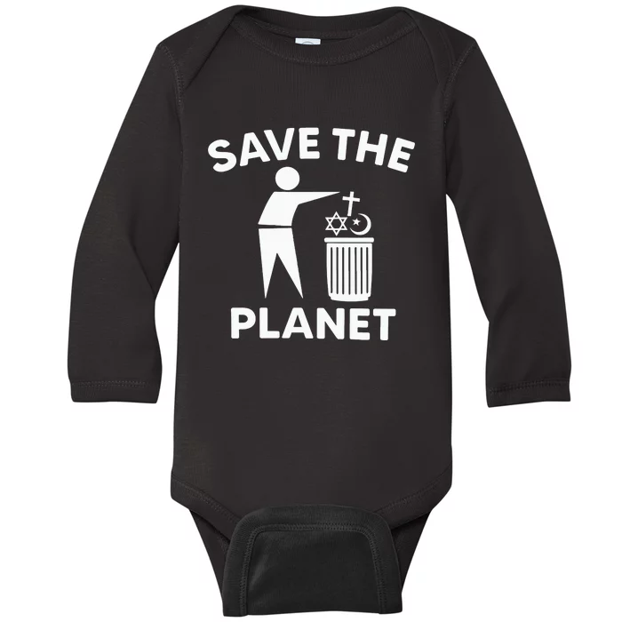 Save The Planet Baby Long Sleeve Bodysuit