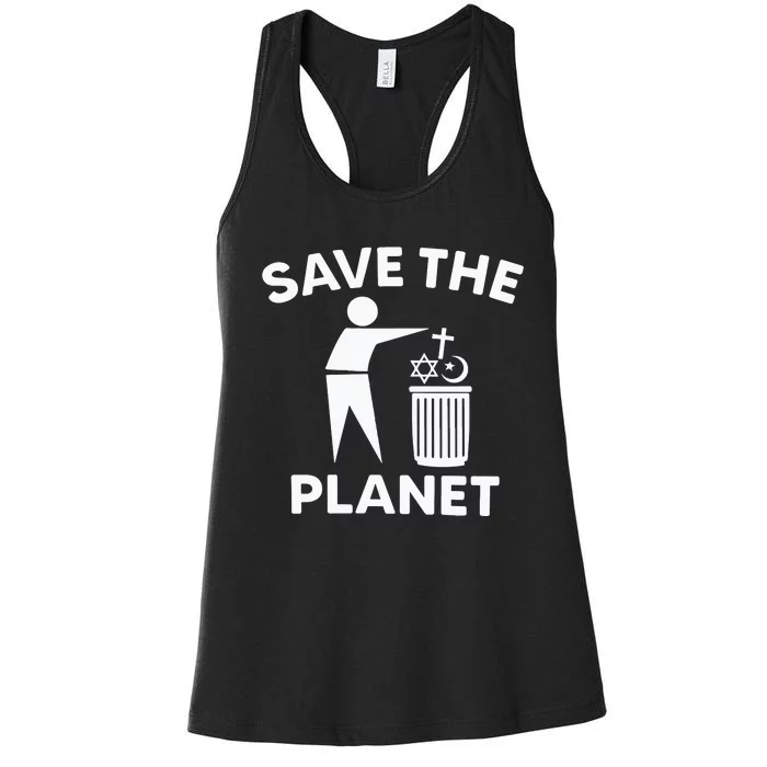 Save The Planet Women's Racerback Tank