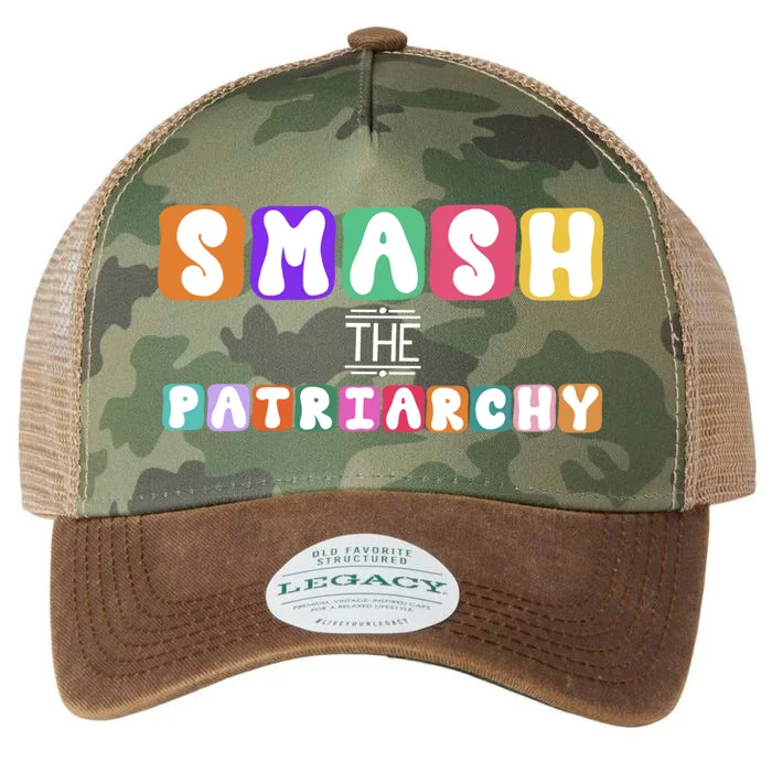 Smash The Patriarchy Cool Gift Legacy Tie Dye Trucker Hat