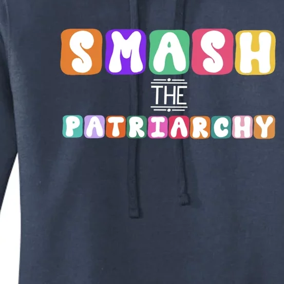 Smash The Patriarchy Cool Gift Women's Pullover Hoodie