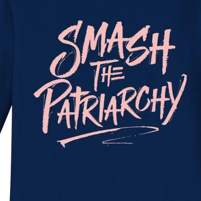 Smash The Patriarchy Meaningful Gift 'S Rights Gift Resist Baby Long Sleeve Bodysuit