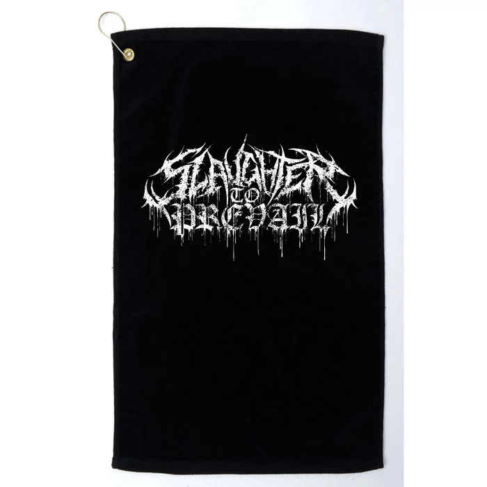 S.L.A.U.G.H.T.E.R To Prevail Platinum Collection Golf Towel