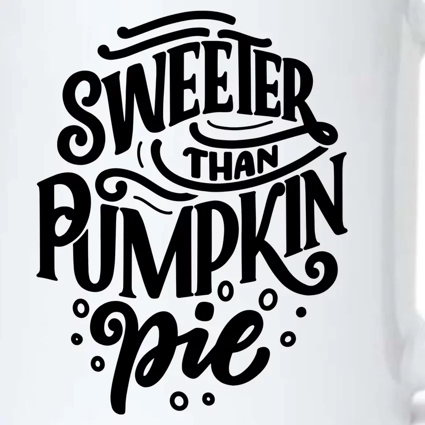 Sweeter Than Pumpkin Pie Black Color Changing Mug