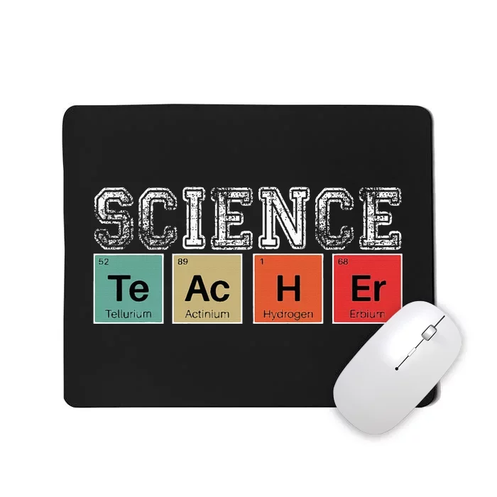 Science Teacher Periodic Table Back to School Teachers Mousepad