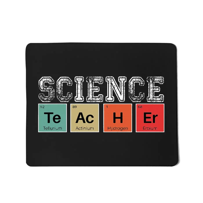 Science Teacher Periodic Table Back to School Teachers Mousepad