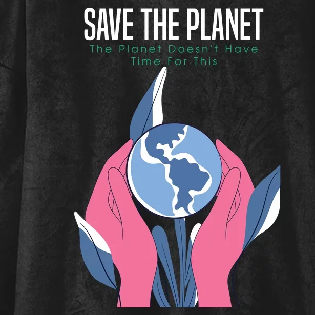 Save The Planet Hooded Wearable Blanket