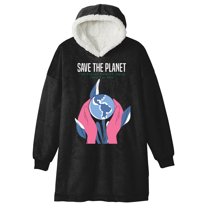 Save The Planet Hooded Wearable Blanket