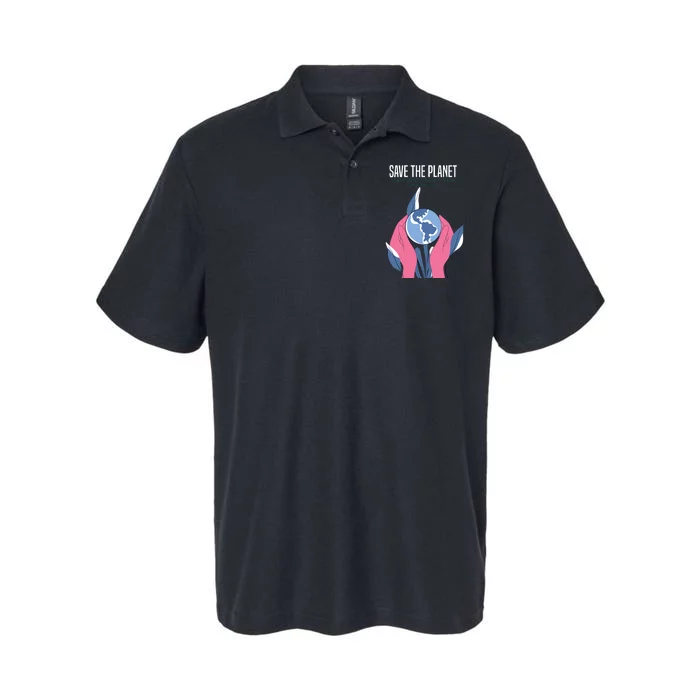 Save The Planet Softstyle Adult Sport Polo