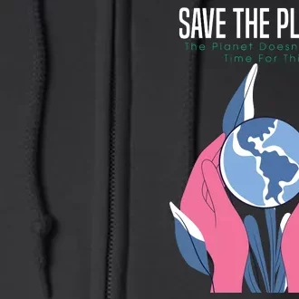 Save The Planet Full Zip Hoodie