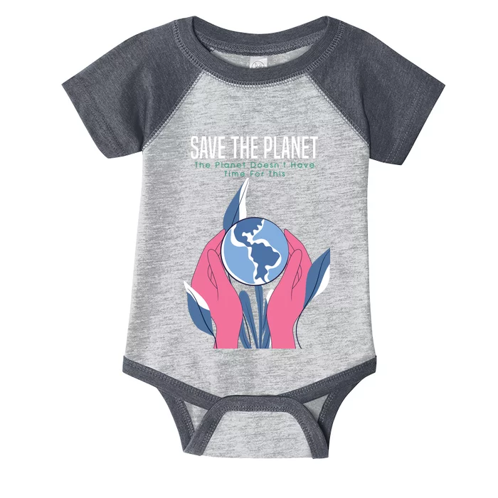 Save The Planet Infant Baby Jersey Bodysuit