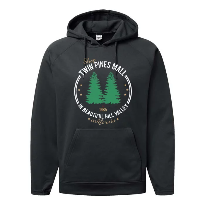 Shop Twin Pines Mall 1985 Performance Fleece Hoodie