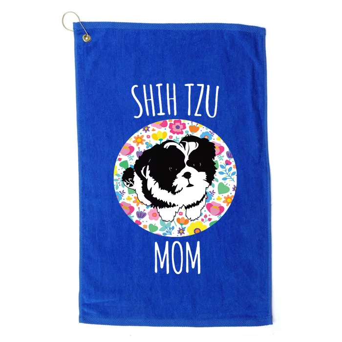 Shih Tzu Puppy Shih Tzu Mom Mama Platinum Collection Golf Towel