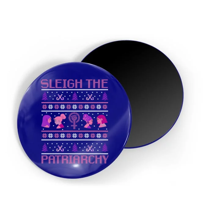 Sleigh The Patriarchy Feminist Christmas Feminism Meaningful Gift Magnet