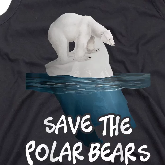 Save The Polar Bears Environmental Protection Earth Day Tank Top