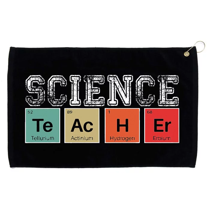 Science Teacher Periodic Table Back to School Teachers Grommeted Golf Towel