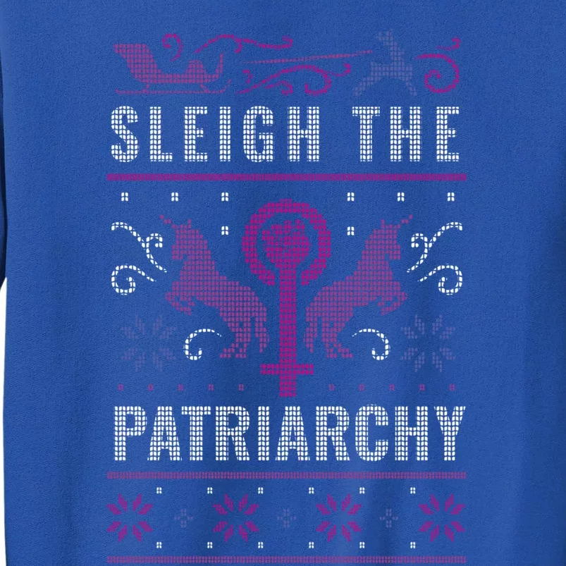 Sleigh The Patriarchy Ugly Christmas Sweater Gift Sweatshirt