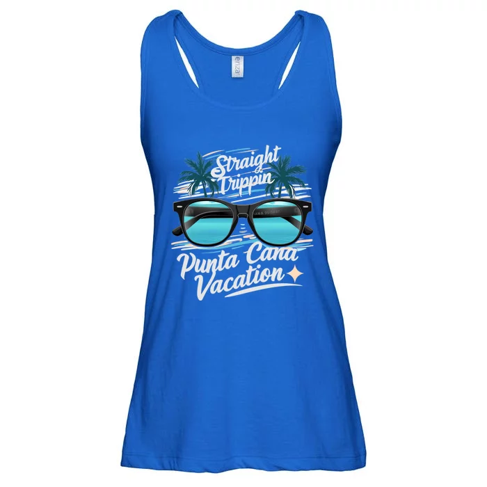 Straight Trippin Punta Cana 2024 Beach Summer Vacation Trip Great Gift Ladies Essential Flowy Tank