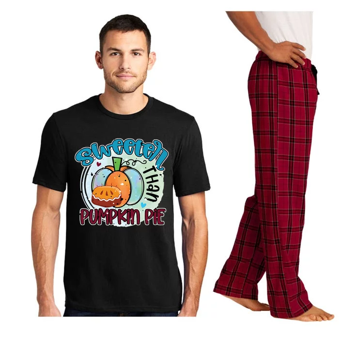 Sweeter Than Pumpkin Pie Autumn Thanksgiving Gift Pajama Set