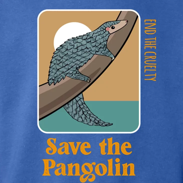 Save The Pangolin End The Cruelty Conservation Earth Day Meaningful Gift Toddler Hoodie