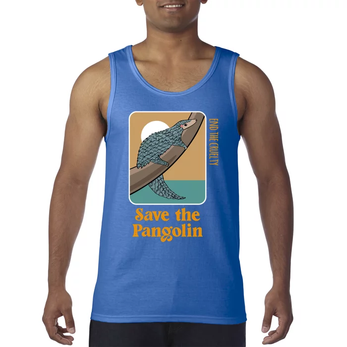 Save The Pangolin End The Cruelty Conservation Earth Day Meaningful Gift Tank Top