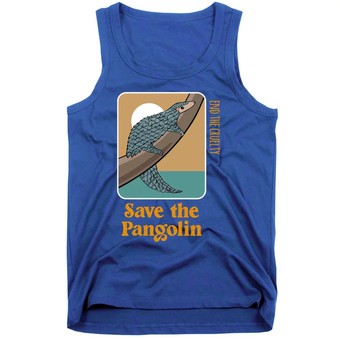 Save The Pangolin End The Cruelty Conservation Earth Day Meaningful Gift Tank Top