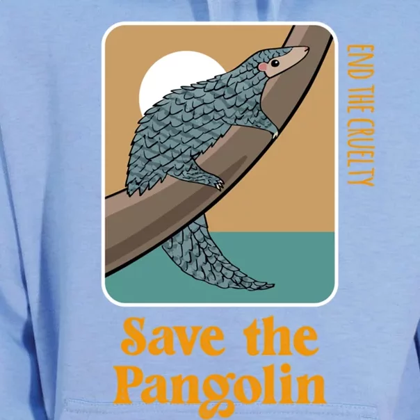 Save The Pangolin End The Cruelty Conservation Earth Day Meaningful Gift Unisex Surf Hoodie