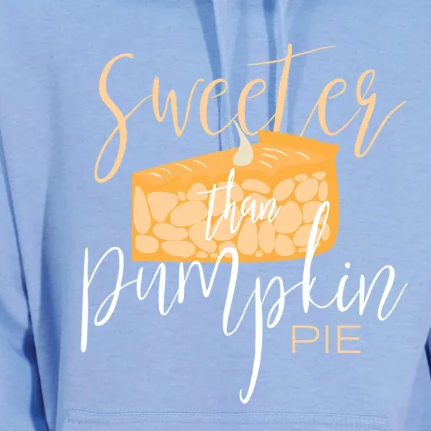 Sweeter Than Pumpkin Pie Baking Baker Dessert Meaningful Gift Unisex Surf Hoodie