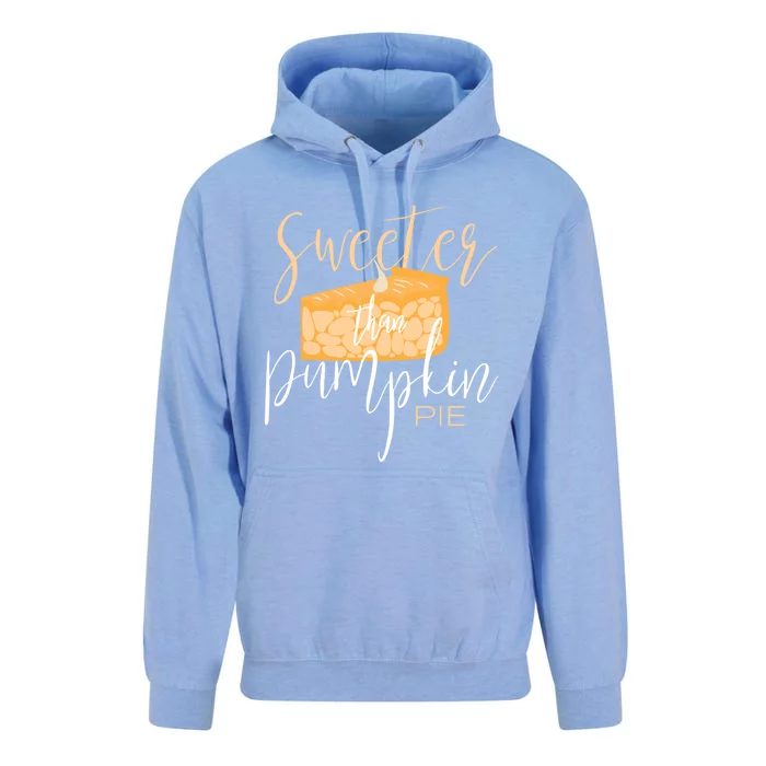 Sweeter Than Pumpkin Pie Baking Baker Dessert Meaningful Gift Unisex Surf Hoodie