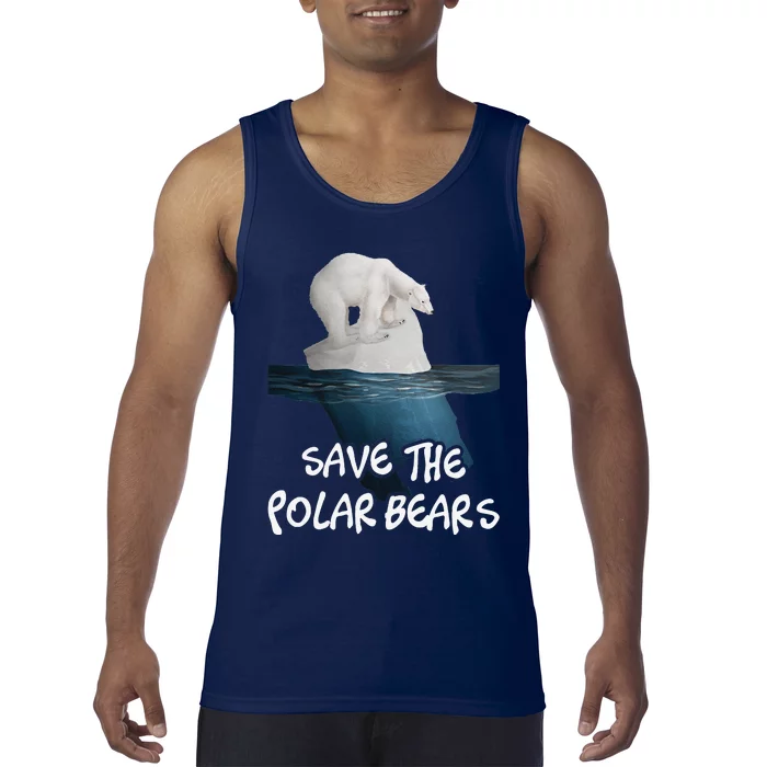 Save The Polar Environmental Protection Earth Day Tank Top