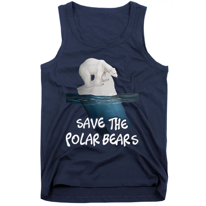 Save The Polar Environmental Protection Earth Day Tank Top