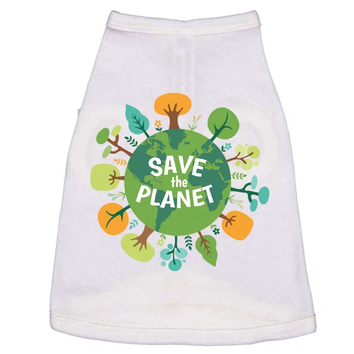 Save The Planet Earth Day Nature Doggie Tank