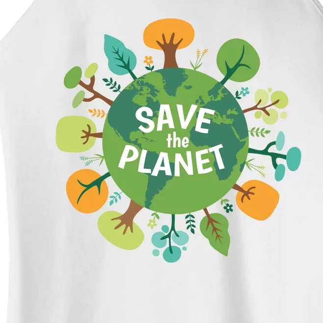 Save The Planet Earth Day Nature Women’s Perfect Tri Rocker Tank