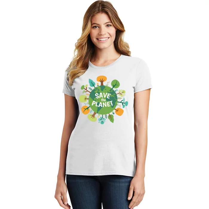 Save The Planet Earth Day Nature Women's T-Shirt