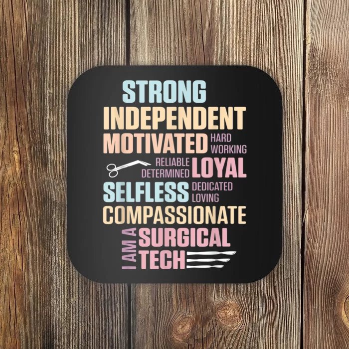 Surgical Technologist Rely Scrub Tech Coaster