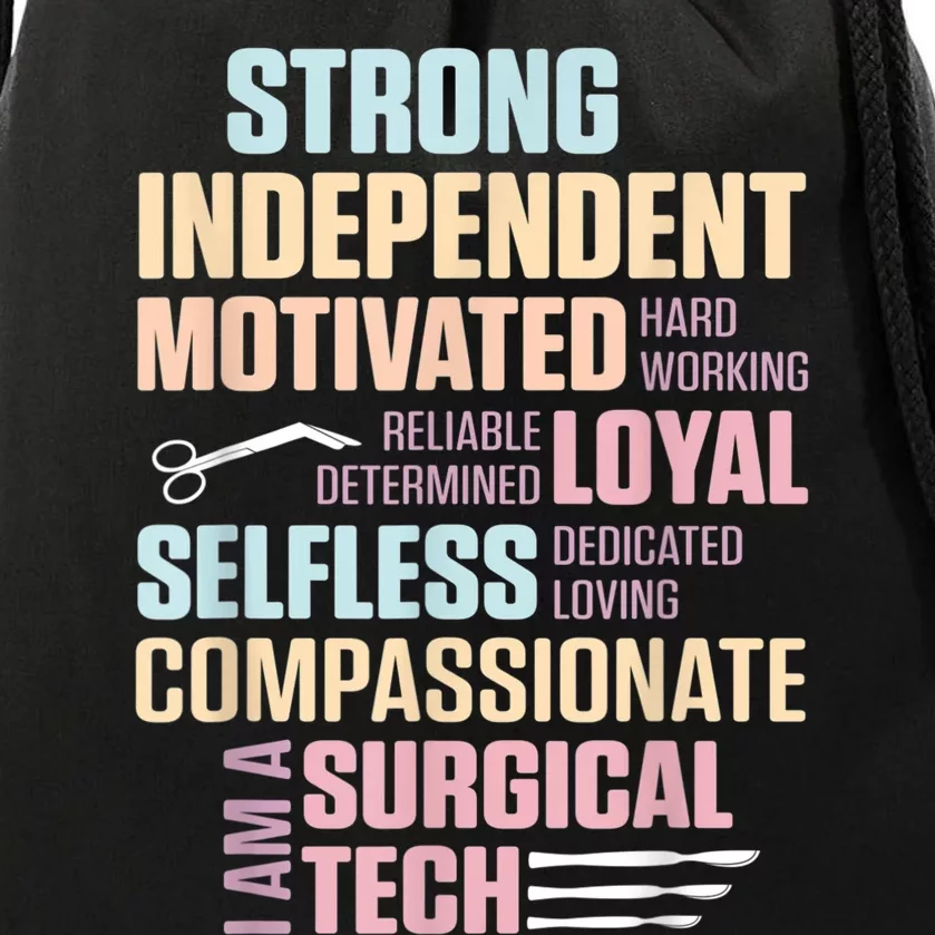 Surgical Technologist Rely Scrub Tech Drawstring Bag