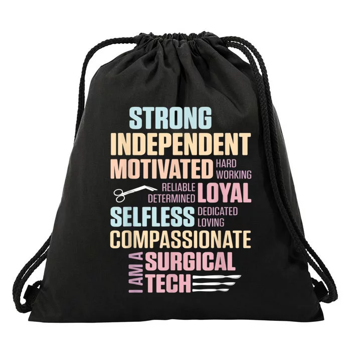 Surgical Technologist Rely Scrub Tech Drawstring Bag