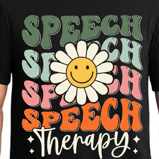 Speech Therapy Retro Speech Language Pathologist Pajama Set