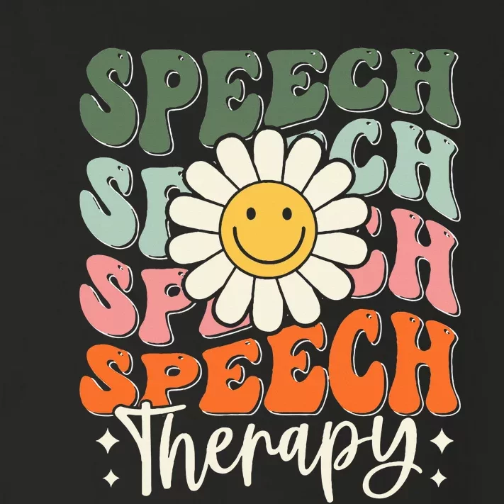 Speech Therapy Retro Speech Language Pathologist Toddler Long Sleeve Shirt