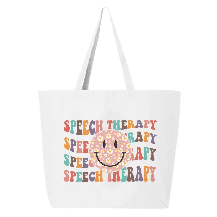 Speech Therapy Retro Speech Therapy SLP Team Teacher 25L Jumbo Tote