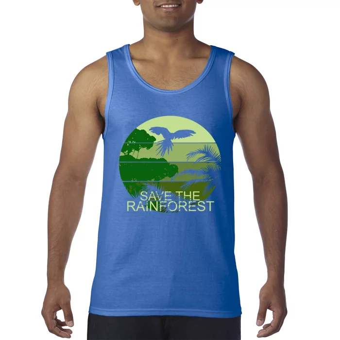 Save The Rainforest Environt Wildlife Conservation Gift Tank Top