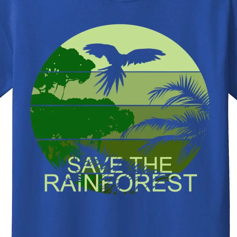 Save The Rainforest Environt Wildlife Conservation Gift Kids T-Shirt