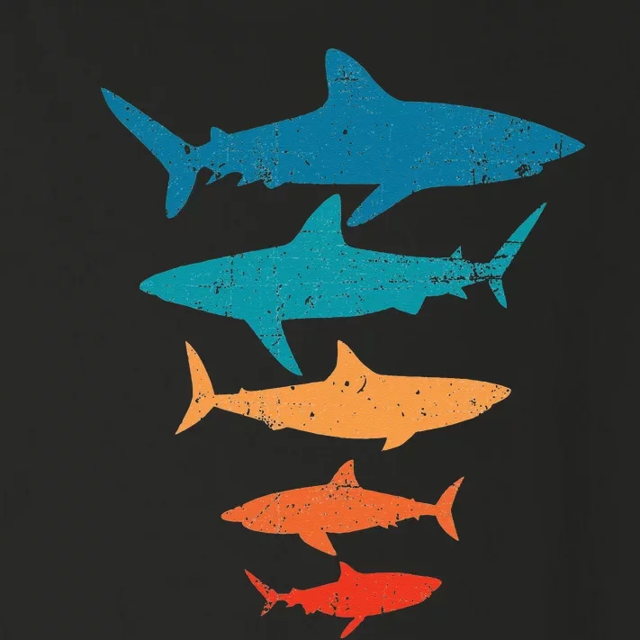 Shark Tshirt Retro Shark Shirt Shark Lover Gift Shark Toddler Long Sleeve Shirt